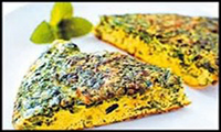 Celery and Coriander Kuku